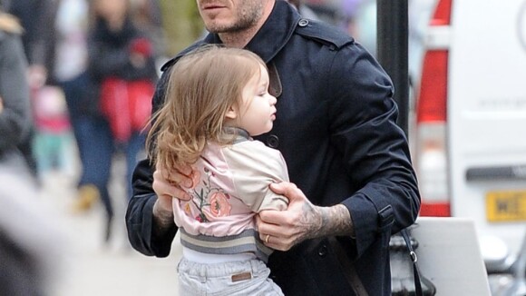 David Beckham : De footballeur énervé à papa attentionné avec sa petite Harper