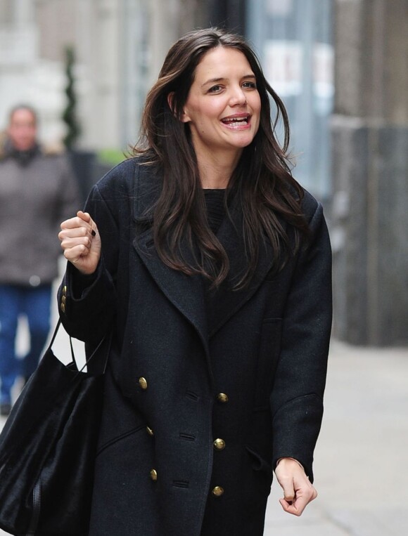 Katie Holmes à New York, le 22 février 2013.