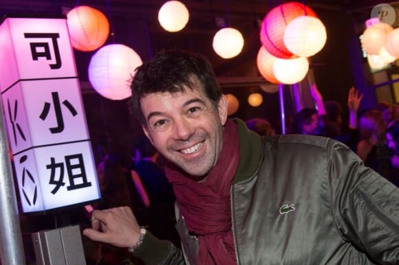 Exclu - Stéphane Plaza lors de l'inauguration du restaurant Miss KÔ dans le 8e arrondissement de Paris. Le 18 mars 2013.