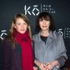 Exclu - Viviane Blassel et sa fille Pauline lors de l'inauguration du restaurant Miss KÔ dans le 8e arrondissement de Paris. Le 18 mars 2013.