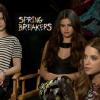 Rachel Korine, Selena Gomez, Ashley Benson en tournée promotionnelle pour Spring Breakers, le film évémenent d'Harmony Korine, déjà sorti en France et en salles aux Etats-Unis le 22 mars prochain.