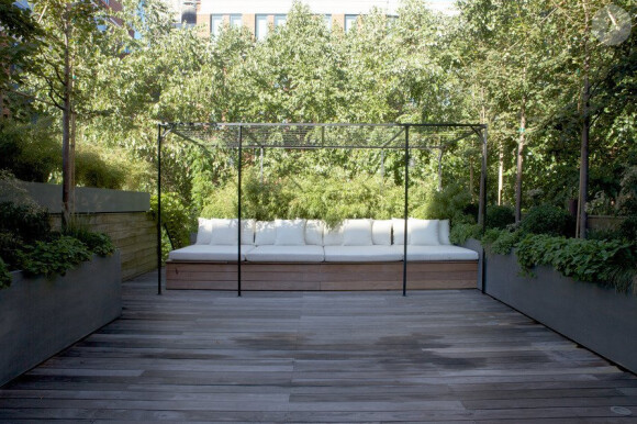 Superbe terrasse dans la résidence mise en vente par Olivier Sarkozy et se situant à New York, dans le quartier du Upper East Side pour le prix de 12,5 millions de dollars