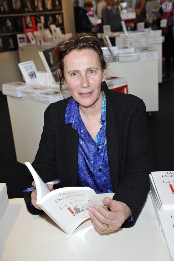 Marie Desplechin à la 33e édition du Salon du Livre, porte de Versailles à Paris, le 22 mars 2013.