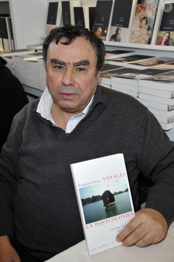 Benjamin Stora à la 33e édition du Salon du Livre, porte de Versailles à Paris, le 22 mars 2013.