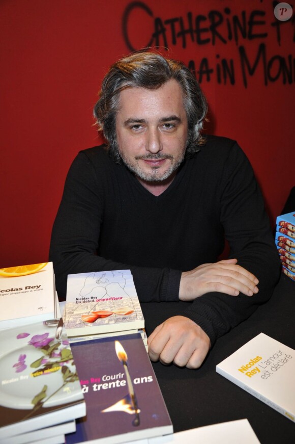 Nicolas Rey à la 33e édition du Salon du Livre, porte de Versailles à Paris, le 22 mars 2013.
