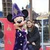 Virginie Ledoyen lors de la prolongation des 20 ans de Disneyland Paris, le samedi 23 mars 2013.