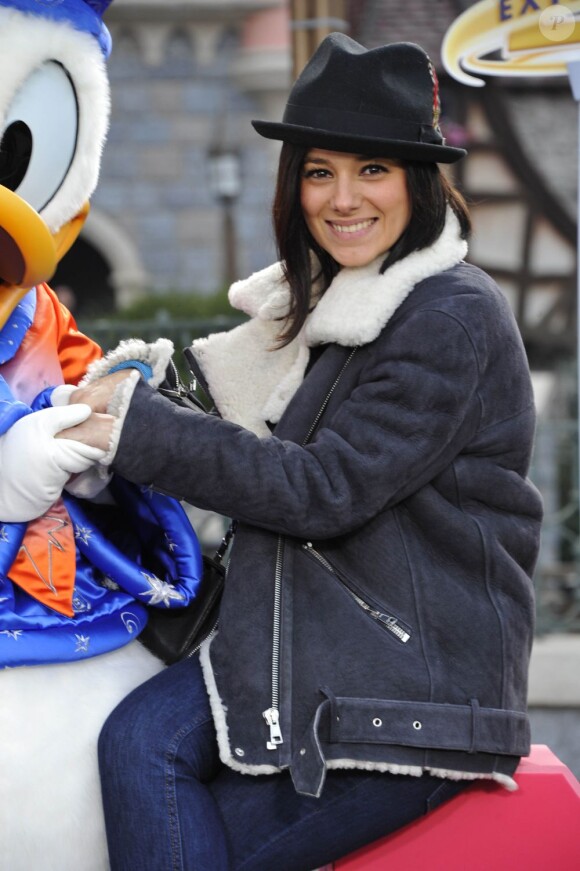 La superstar Alizée lors de la prolongation des 20 ans de Disneyland Paris, le samedi 23 mars 2013.