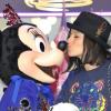 Minnie et la délicieuse Alizée lors de la prolongation des 20 ans de Disneyland Paris, le samedi 23 mars 2013.