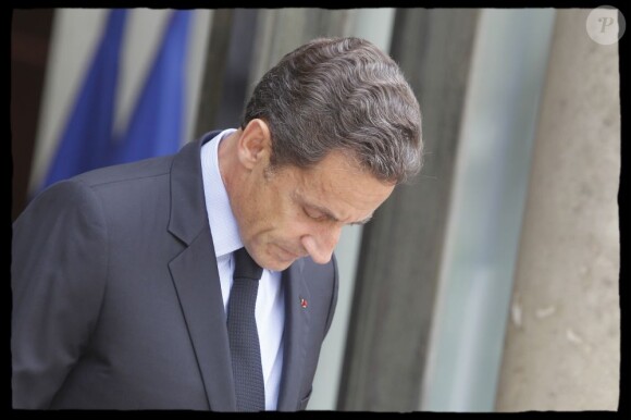 Nicolas Sarkozy à l'Elysée à Paris, le 27 juillet 2010.