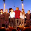 Exclu : Jane Birkin entourée de sa fille Charlotte Gainsbourg, Miossec, Abd Al Malik et ses musiciens japonais en concert à l'Opéra Garnier de Monaco, le 9 février 2013.