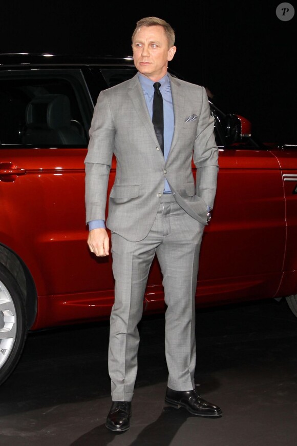 Daniel Craig lors d'un événement Range Rover à New York le 26 mars 2013