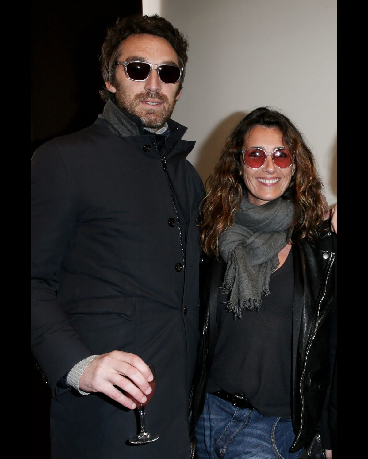 Photo : Mademoiselle Agnès et son compagnon Bruno, Exclusif - Présentation  de la première collection de lunettes Swildens dans lune des boutiques de  la marque située rue de Poitou à Paris, le