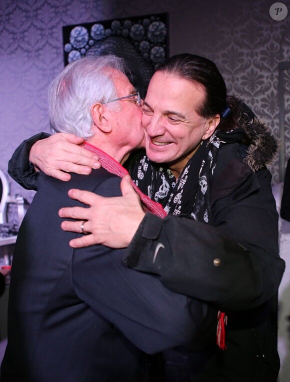 Michel Hidalgo et Francis Lalanne à Paris le 25 mars 2013 - Exclusif
