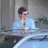 Tom Cruise quitte l'hôtel Copacabana Palace à Rio de Janeiro au Brésil le 28 mars 2013.
