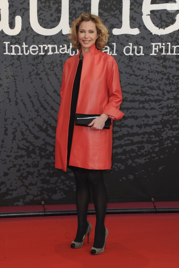 Pascale Arbillot à l'ouverture du Festival du Film Policier de Beaune, le 3 avril 2013.