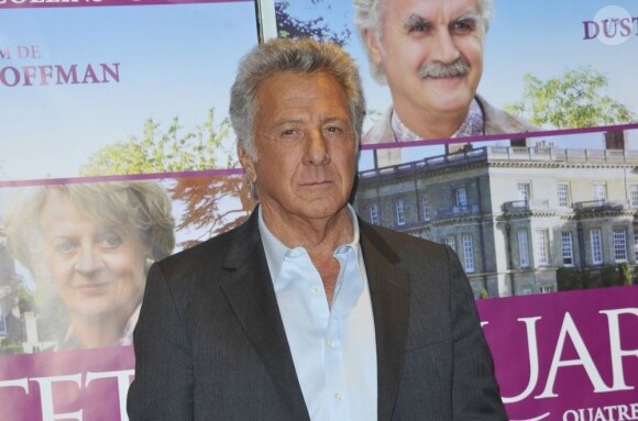 Dustin Hoffman pendant la première du film Quartet à Paris, le 26 mars 2013.