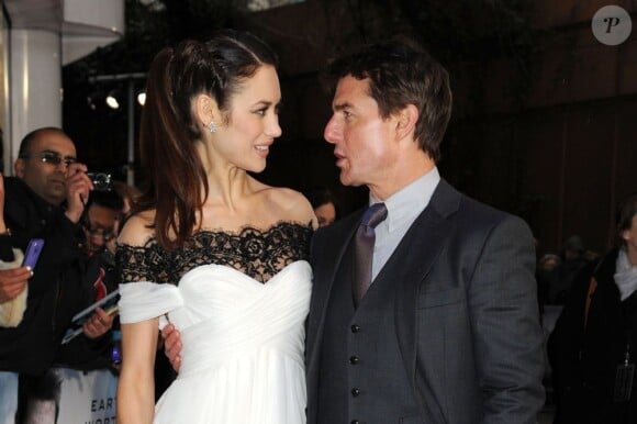 Olga Kurylenko et Tom Cruise à la première du film Oblivion à Londres, le 4 avril 2013.