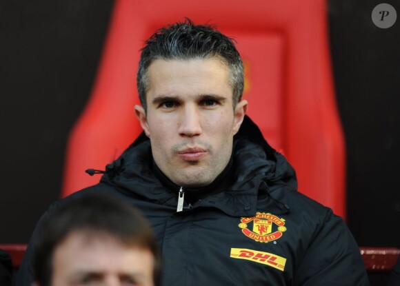 Robin van Persie lors de Manchester United-Chelsea (2-2) le 10 mars 2013.