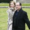 François Hollande et Valérie Trierweiler à Tulle, le samedi 6 avril 2013.