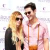 Rumer Willis et son petit ami Jayson Blair lors de la fête "Marquee Dayclub Season" à l'hôtel Cosmopolitan de Las Vegas, le 6 avril 2013.