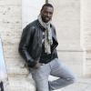 Omar Sy lors du photocall du film "De l'autre côté du périph" à Rome le 21 mars 2013