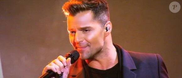 Ricky Martin sur le plateau de The Voice Australie, le 7 avril 2013.