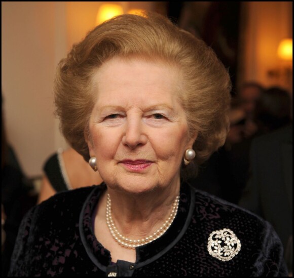 Margaret Thatcher le 23 février 2010 à Londres