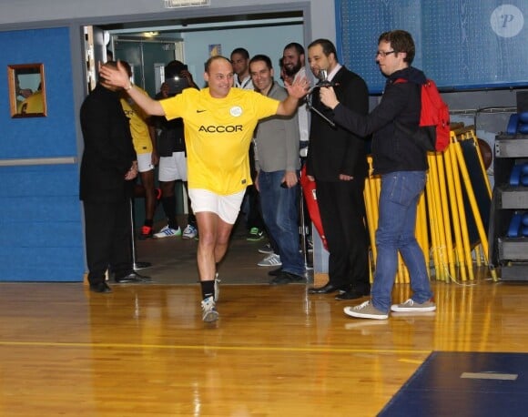 Vincent Guerin lors de la 10e édition du Trophée Gol de Letra au stade Marcel Cerdan de Levallois-Perret, le 7 avril 2013.