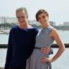 Christophe Lambert et Clotilde Courau à la 50e édition du MipTV à Cannes, le 8 avril 2013.
