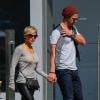 Chris Hemsworth et sa femme Elsa Pataky se promènent à New York, le 8 avril 2013.