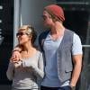 Chris Hemsworth et sa femme Elsa Pataky amoureux à New York, le 8 avril 2013.