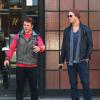 Chris Hemsworth et son frere Luke à New York, le 8 avril 2013.