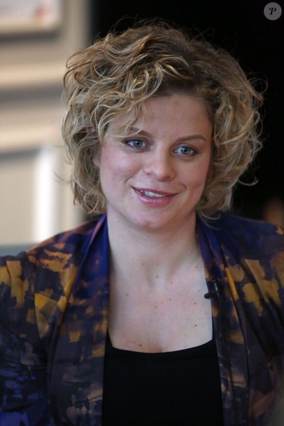 Kim Clijsters, ancienne numero 1 mondial lors a répondu aux nombreuses questions sur sa nouvelle vie lors d'une conférence de presse à l'occasion du lancement en France des compléments alimentaires USANA à l'hôtel W à Paris le 6 avril 2013