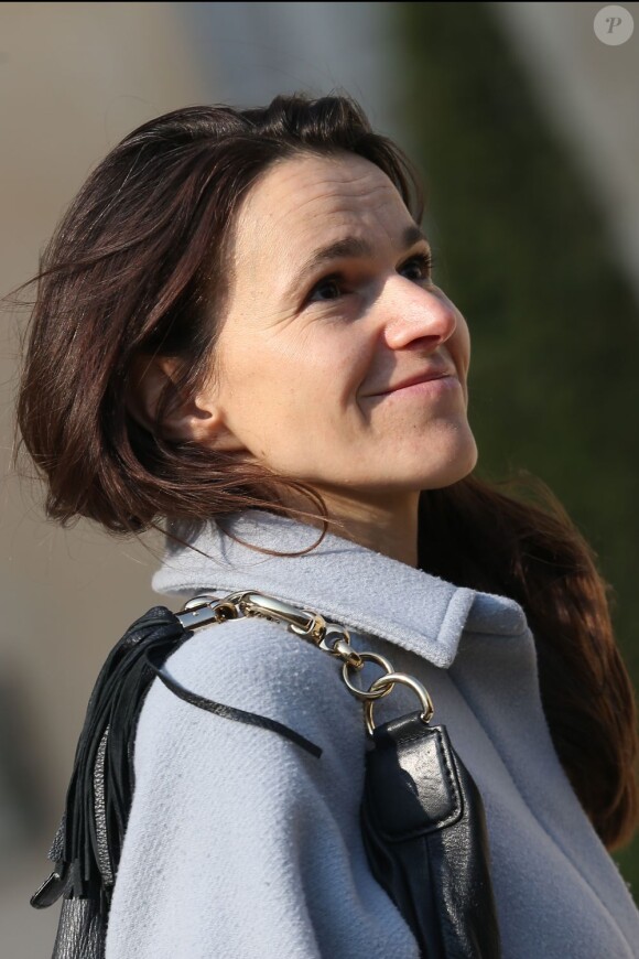 Aurélie Filippetti à la sortie du Conseil des ministres au Palais de l'Elysée à Paris, le 3 avril 2013.