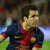 Cesc Fabregas lors de FC Barcelone-Paris Saint-Germain à Barcelone le 10 avril 2013.