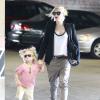 Gwen Stefani emmenant son fils Zuma chez le docteur, le 12 avril 2013 à Los Angeles.