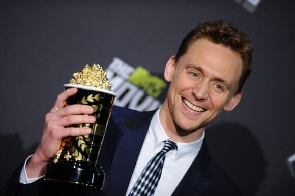 Tom Hiddleston lors des MTV Movie Awards à Los Angeles, le 14 avril 2013.