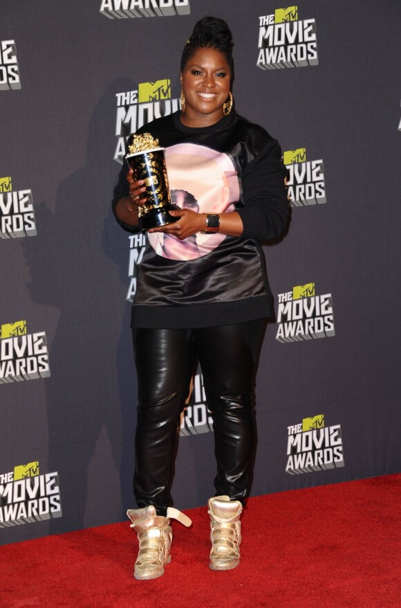 Ester Dean lors des MTV Movie Awards à Los Angeles, le 14 avril 2013.