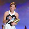 Emma Watson sur la scène des MTV Movie Awards le 14 avril à Los Angeles.