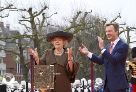 La reine Beatrix des Pays-Bas lors de la réouverture du Rijksmuseum à Amsterdam le 13 avril 2013.
