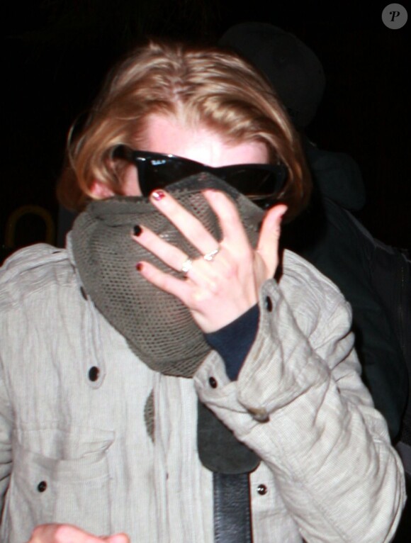 Macaulay Culkin se rend à son hôtel de Londres, le 16 avril 2013.