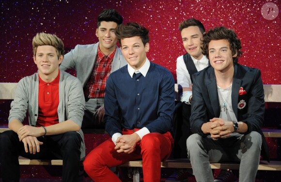 Le groupe One Direction a fait son entrée au musée de Madame Tussauds à Londres, le 18 avril 2013.