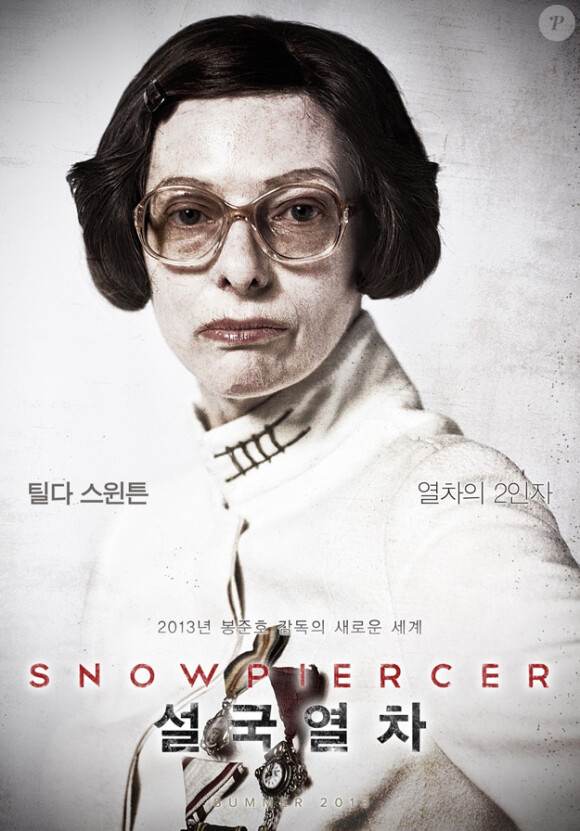 Tilda Swinton métamorphosée pour son prochain film Snowpiercer, (Le transperceneige en français) dont la sortie est prévue courant 2013.