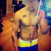 Justin Bieber, musclé et sexy, a posté des photos de lui torse nu sur Instagram, le 15 avril 2013.