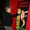 Exclusif : L'actrice espagnole Marisa Paredes assiste au spectacle Elektro Kif de la compagnie Blanca Li à la Cigale. Paris, le 8 avril 2013.