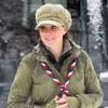 Kate Middleton, enceinte, lors d'un entraînement de bénévoles de l'Association des Scouts au Great Tower Scout Camp en Cumbrie, le 22 mars 2013