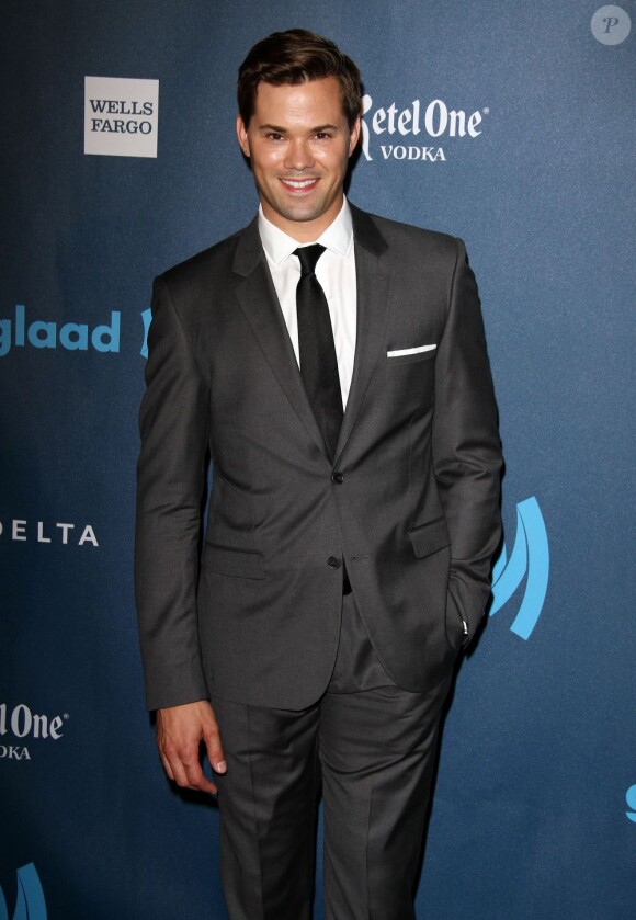 Andrew Rannells à la 24e cérémonie des GLAAD Media Awards au JW Marriott à Los Angeles, le 20 avril 2013.