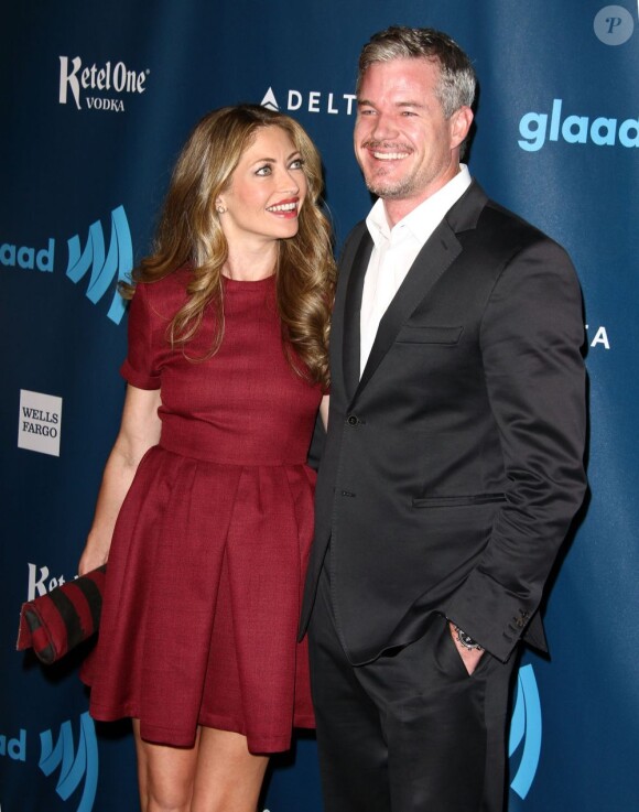 Rebecca Gayheart et Eric Dane à la 24e cérémonie des GLAAD Media Awards au JW Marriott à Los Angeles, le 20 avril 2013.