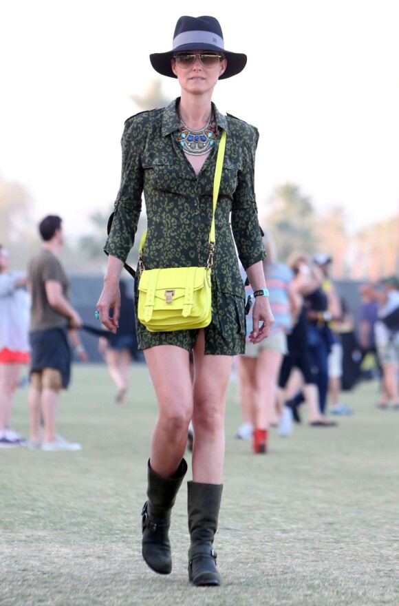Laeticia Hallyday au Festival de musique de Coachella, le 20 avril 2013