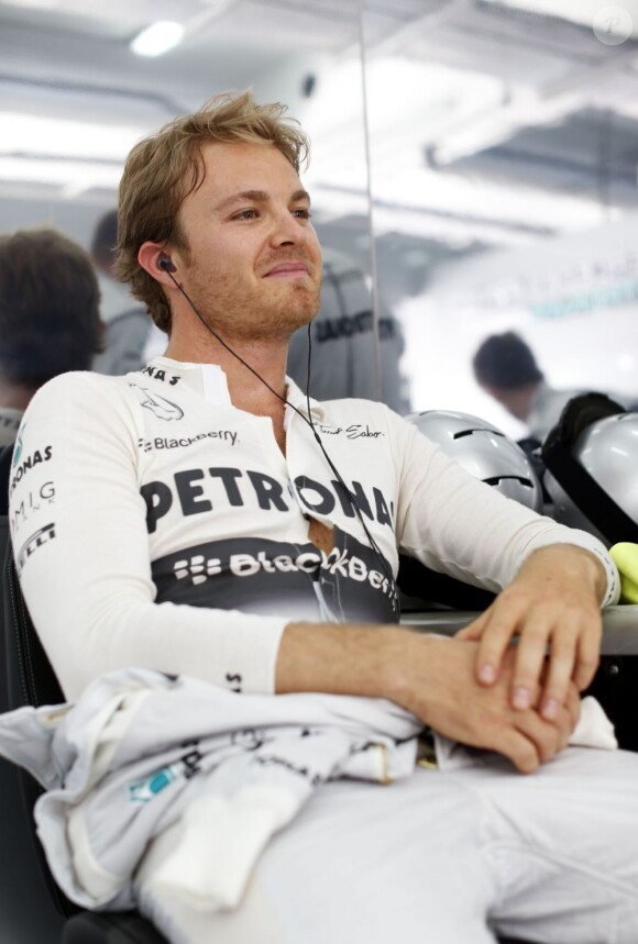 Nico Rosberg lors du Grand Prix de Bahreïn à Sakhir, le 21 avril 2013
